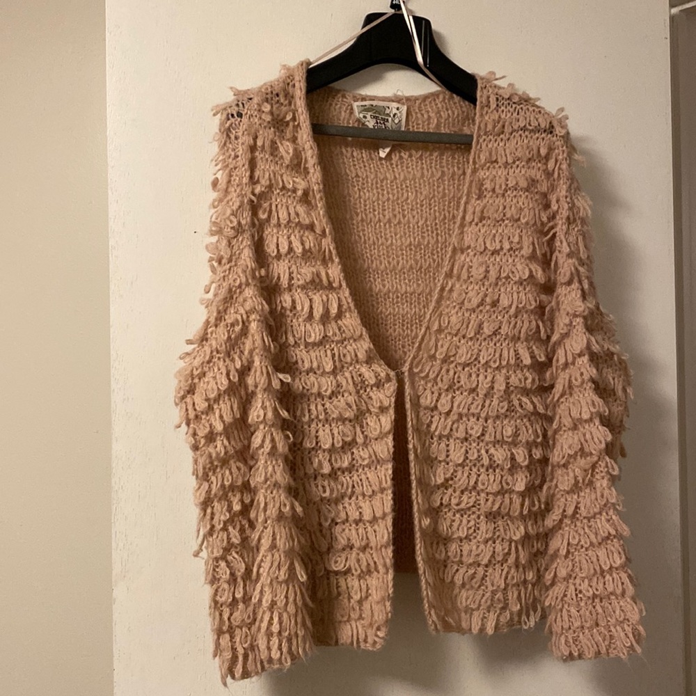 Shaggy oversized sweater